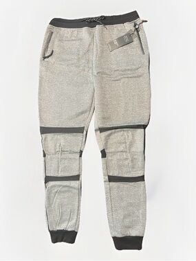 Gray + Black Jogger Sweatpants encrypted